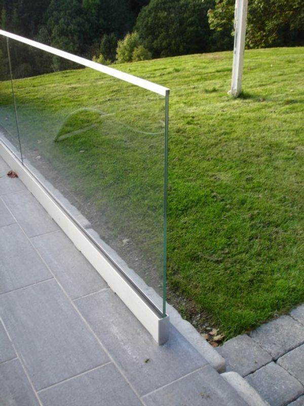 Helglass rekkverk /  full glass railings