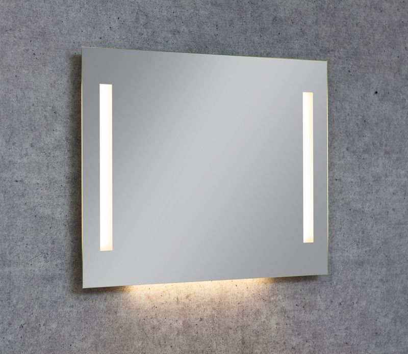 Speil m/ led lys og stikk/underlys