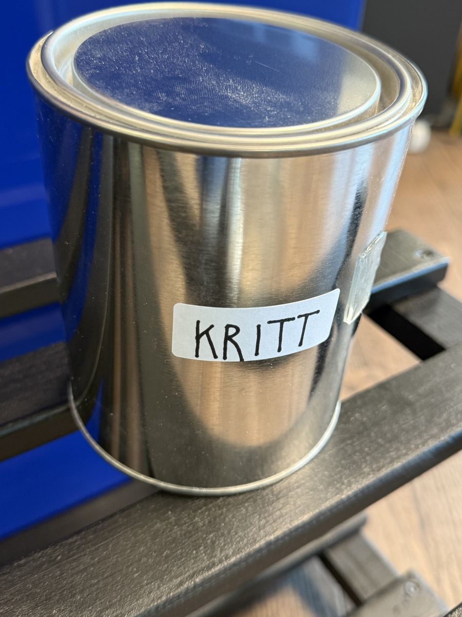 Spann med 0,5 kg kritt 