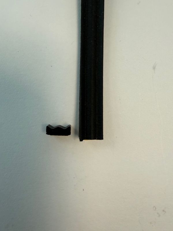 Sort Nordsjølist 8x3