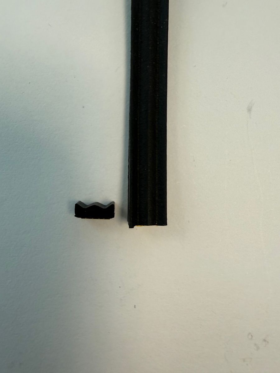 Sort Nordsjølist 8x3